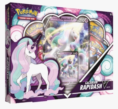 Pokémon TCG Galarian Rapidash V Box - Factory Sealed