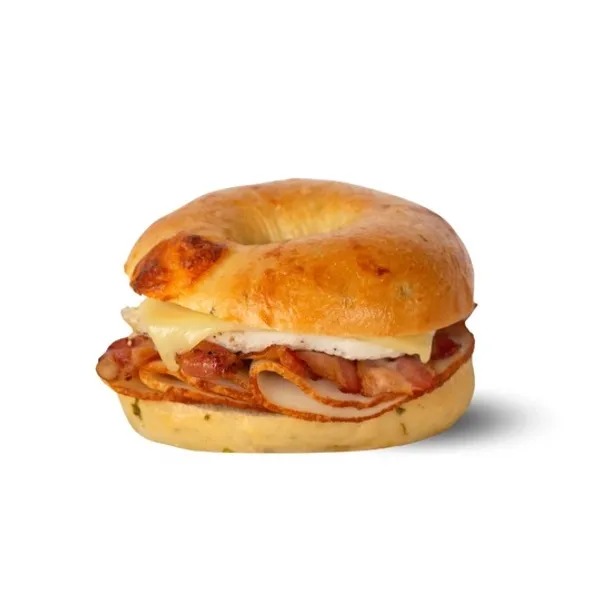 Turkey Bacon Egg & Swiss Bagel