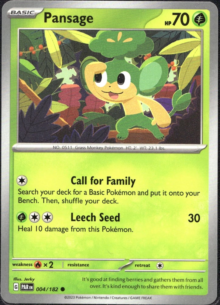 Pansage - SV04 4/182
