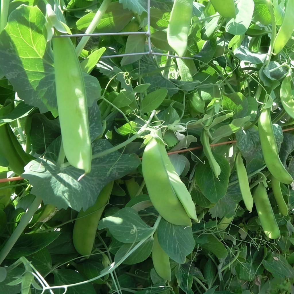 Pea Oregon Sugar Pod - 3x Mini Plug Plants - Mangetout/Snow Pea - Heavy Cropper