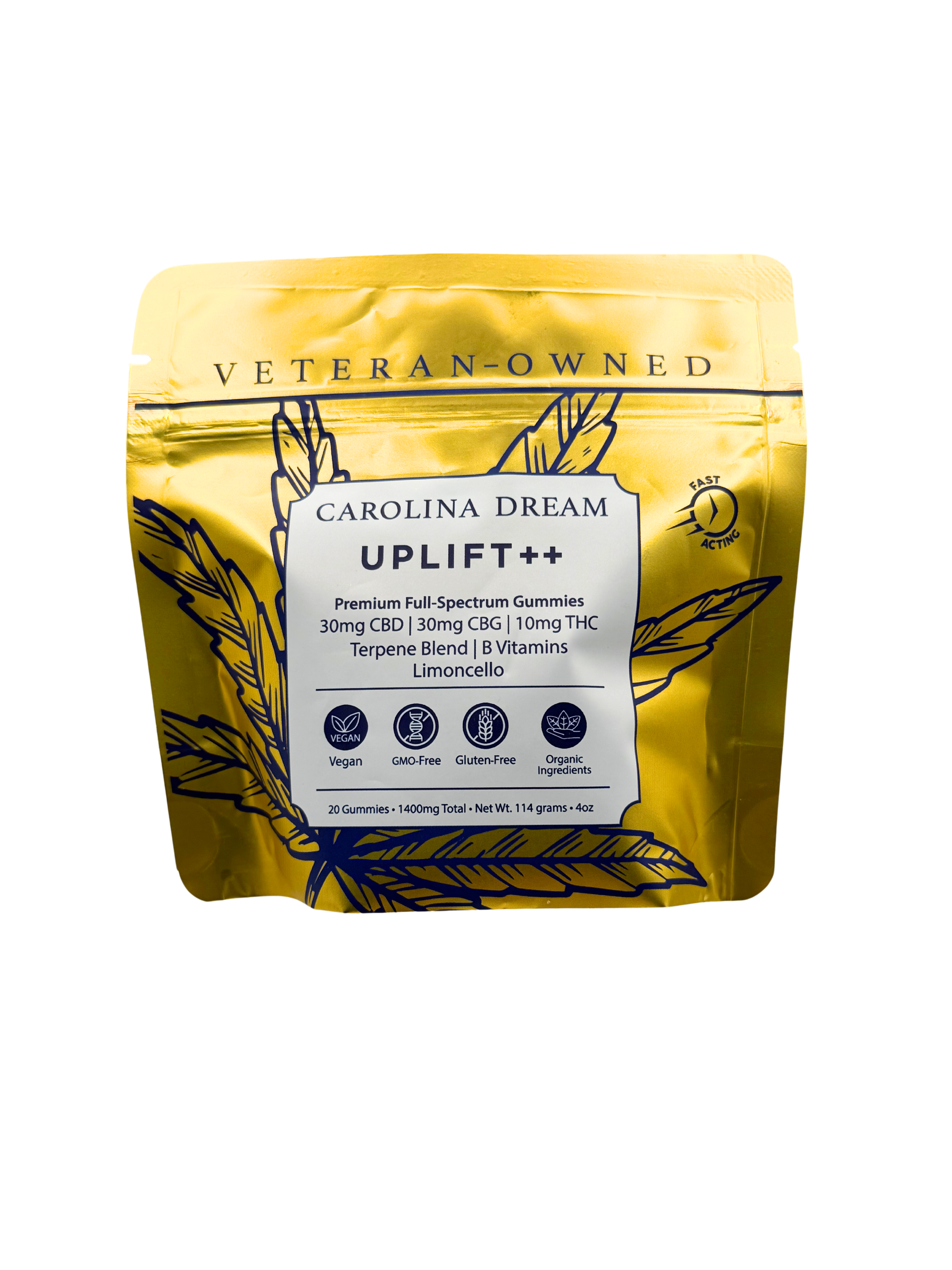 Carolina Dream Uplift++ Gummies - 10mg THC - Regular