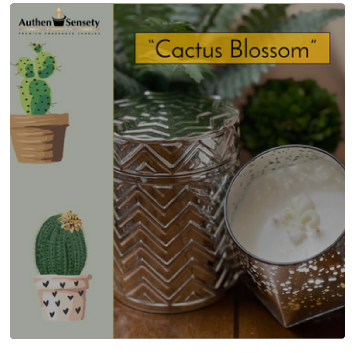 Platinum "Cactus Blossom" Set