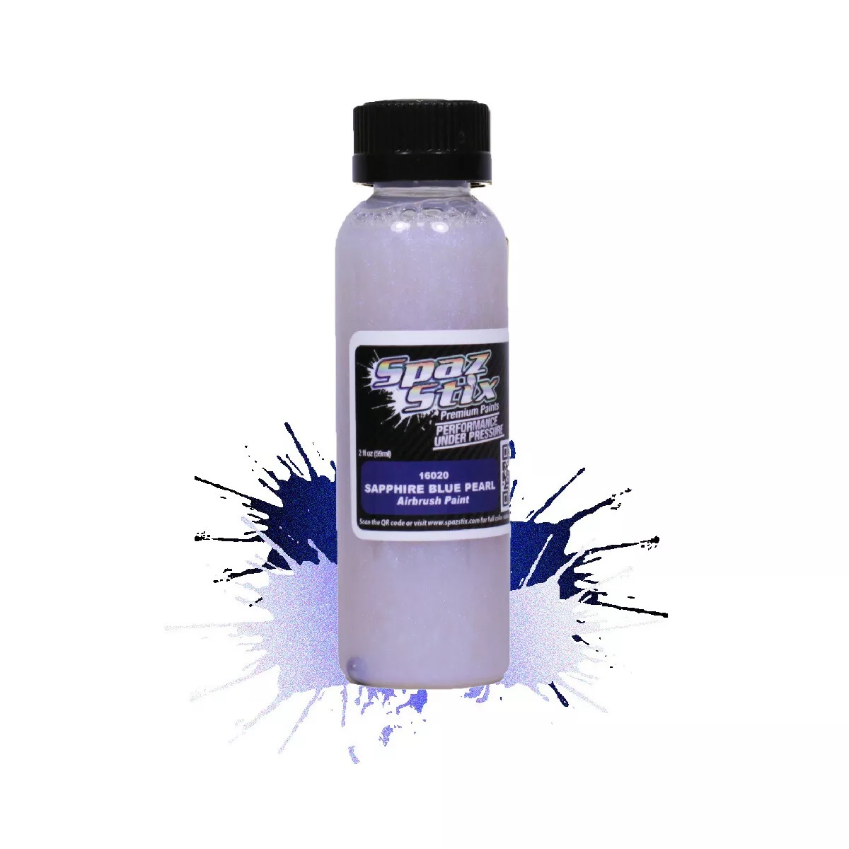 Sapphire Blue Pearl Translucent Airbrush Paint 2oz 16020