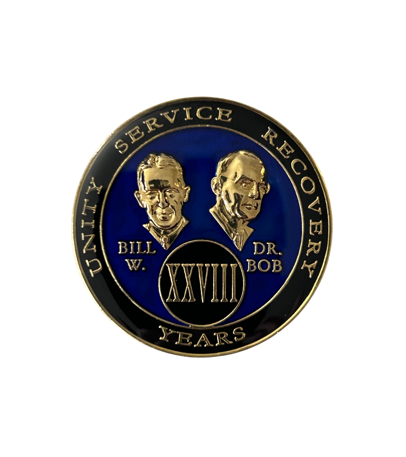 Bill and Bob Royal Blue Black and Gold Triplate