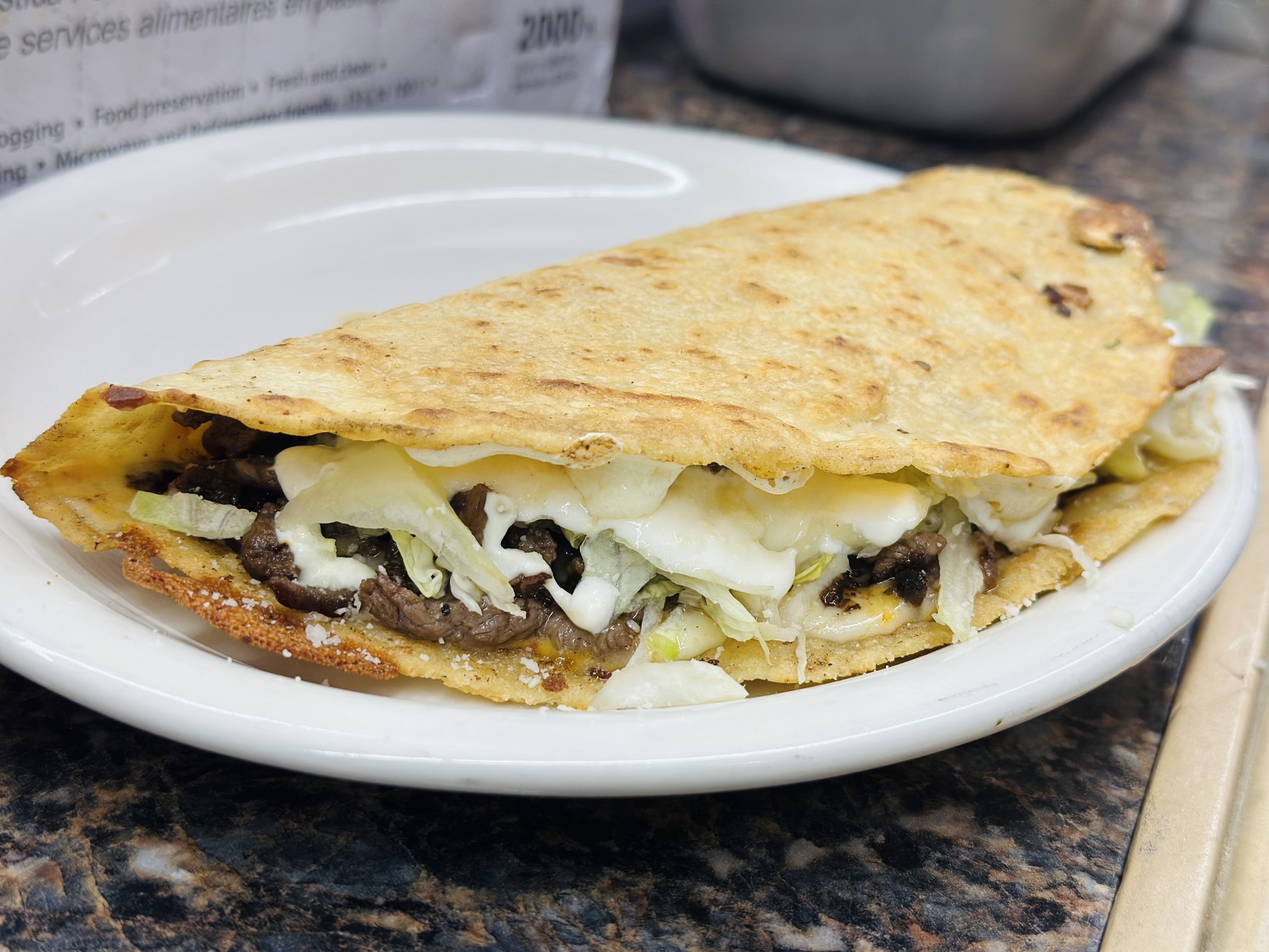 Quesadilla de Maiz ( solo lunes & viernes) (Only monday & friday)