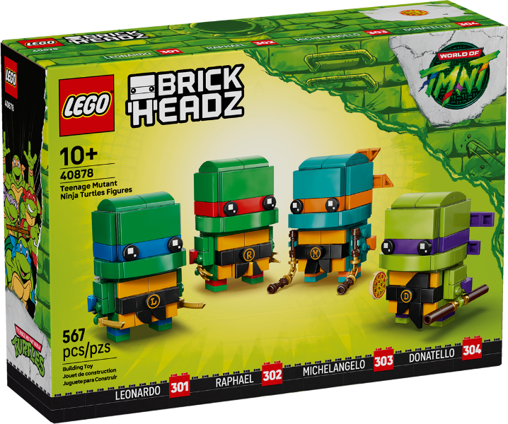 40878 Teenage Mutant Ninja Turtles Figures