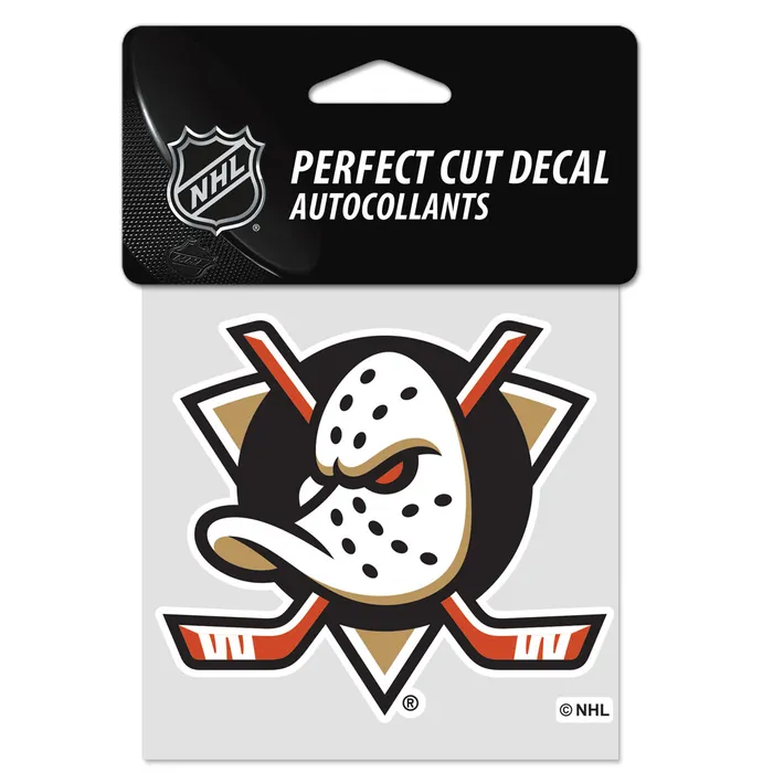 Anaheim Ducks Perfect Cut Decal 4x4"