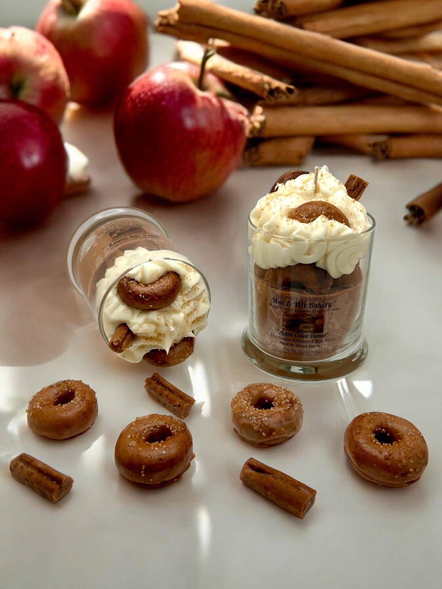 Wax and Wix - Apple Cider Donut Candle