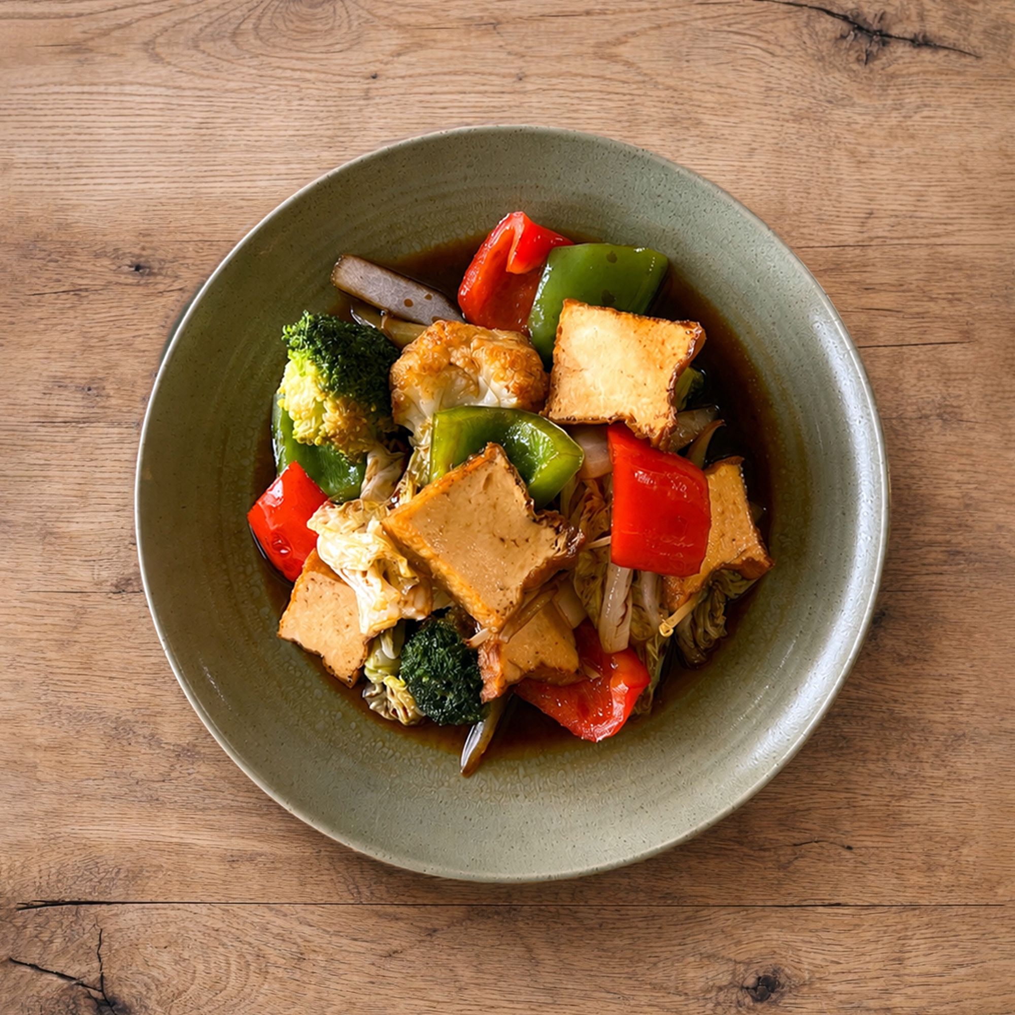 Tofu & Mixed Vegetables Stir Fry