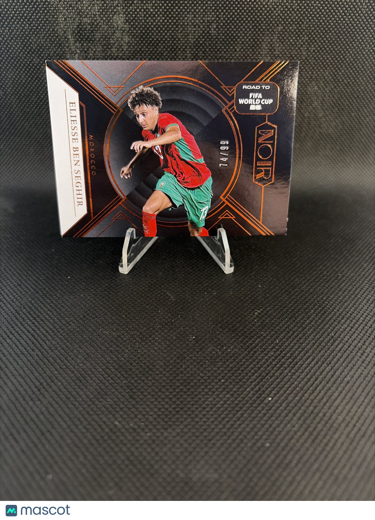 2025 Panini Noir Road to FIFA World Cup Eliesse Ben Seghir /99