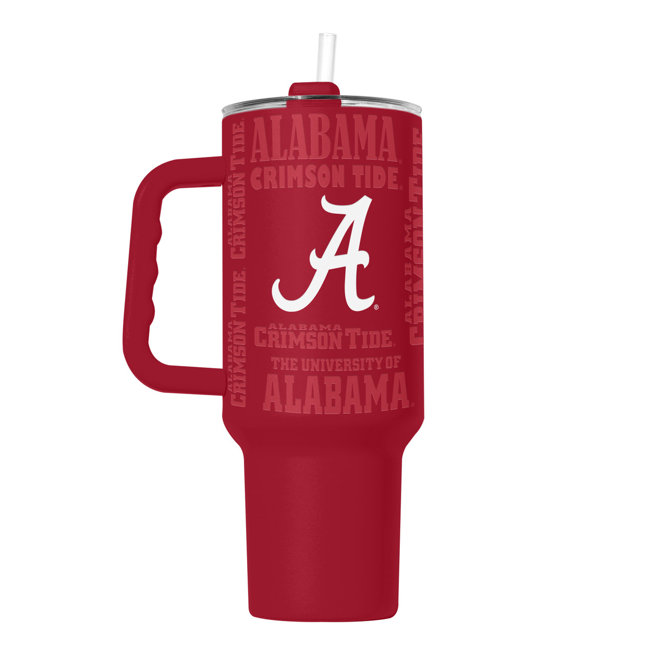 Alabama Crimson Powdercoat Replay Tumbler 40oz