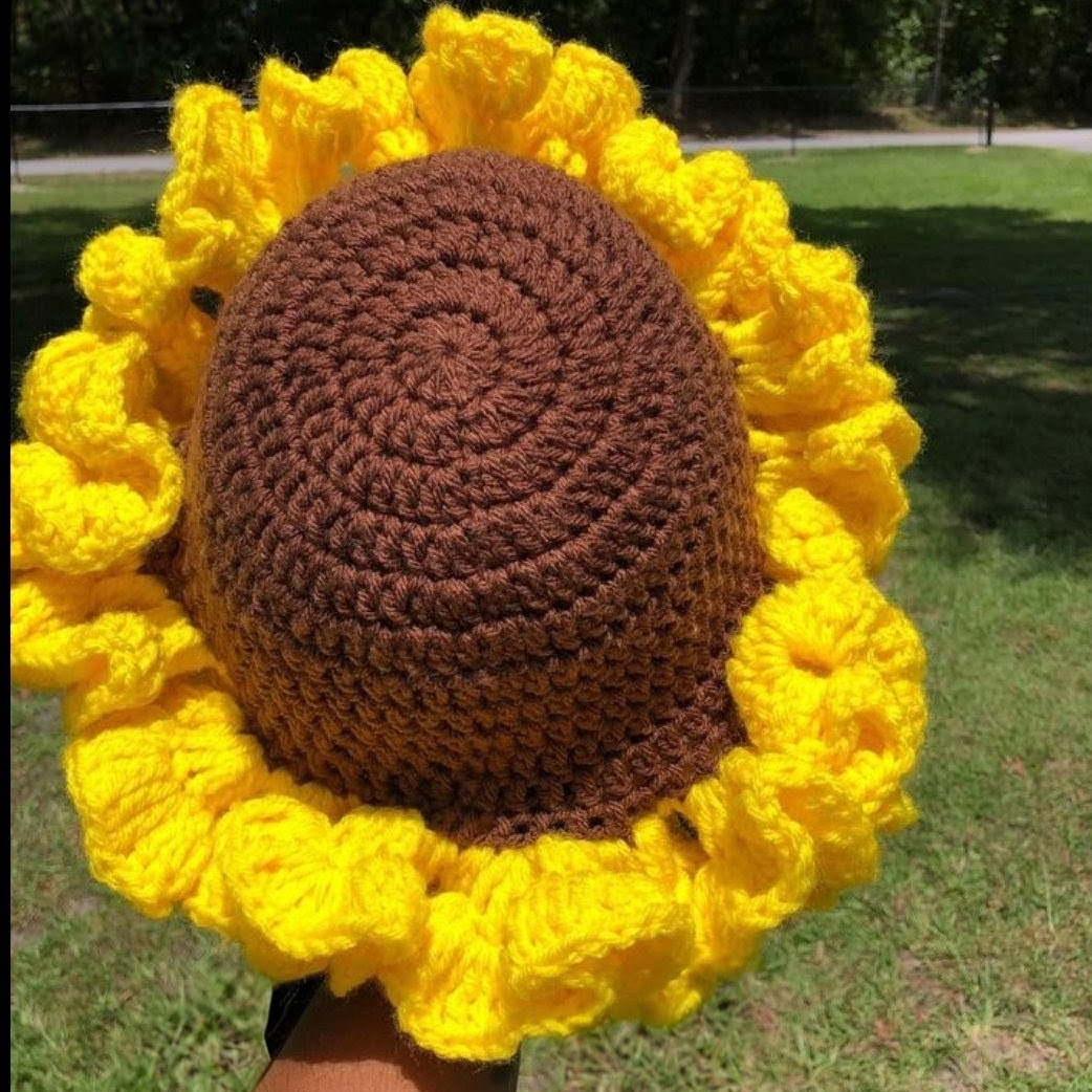 Sunflower Ruffle Hat