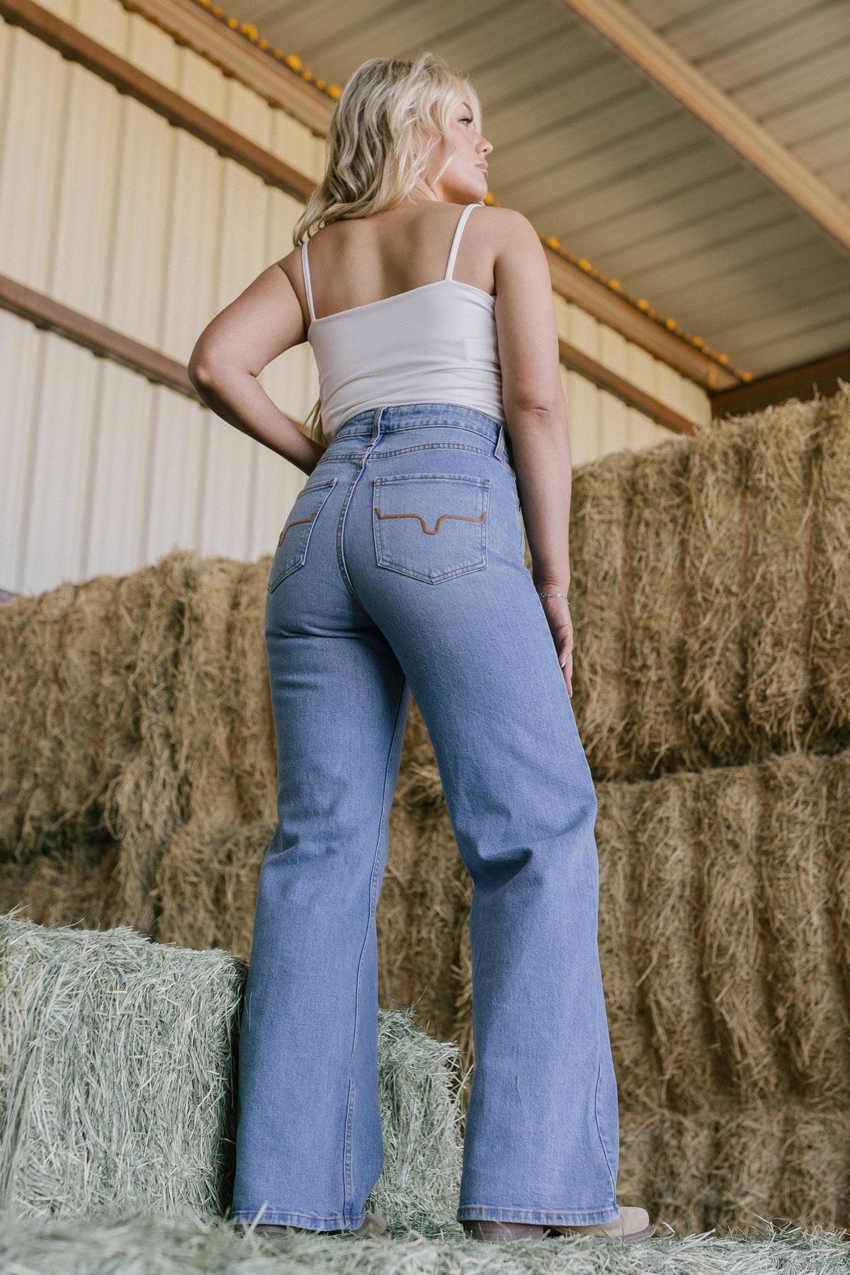 Kimes Ranch Zoey - Light Wash High Rise Jean