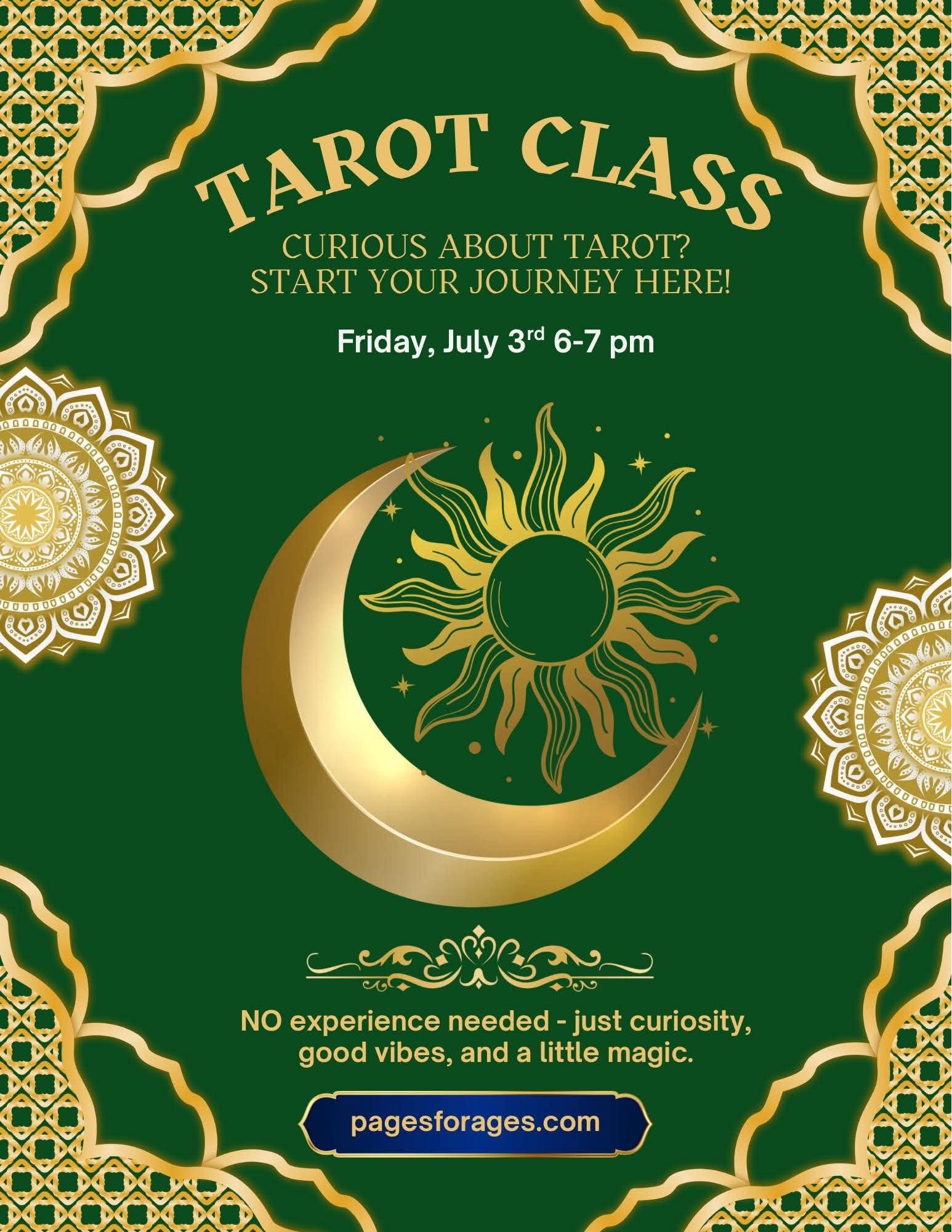 July Tarot Class