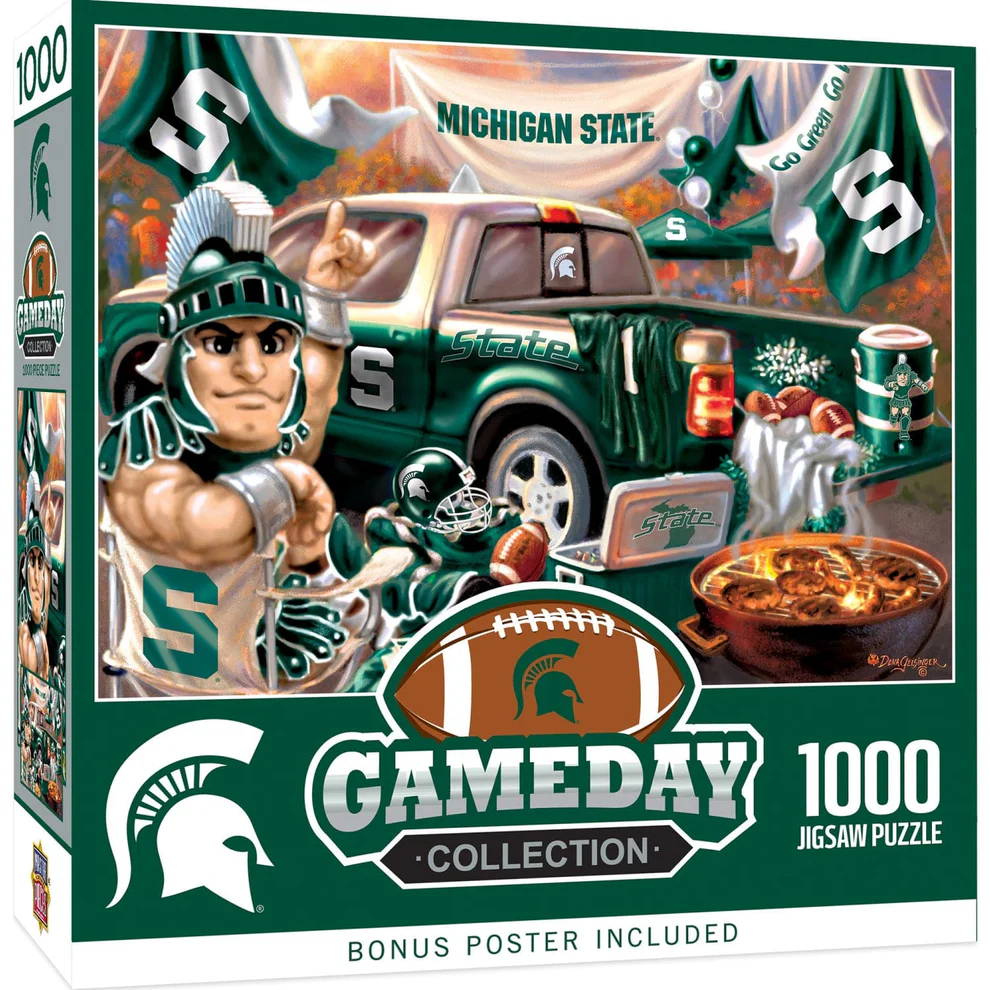 Michigan State Spartans 1000 Piece Gameday Design Puzzle