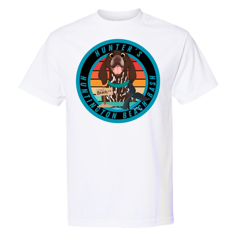 Hunter's Huntington Beach Bash White Shirt