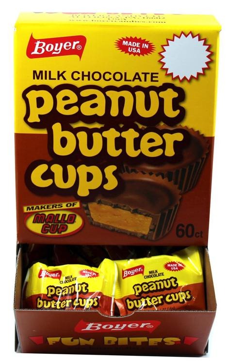 Boyer Milk Chocolate Peanut Butter Cup 60 ct Changemaker Bites