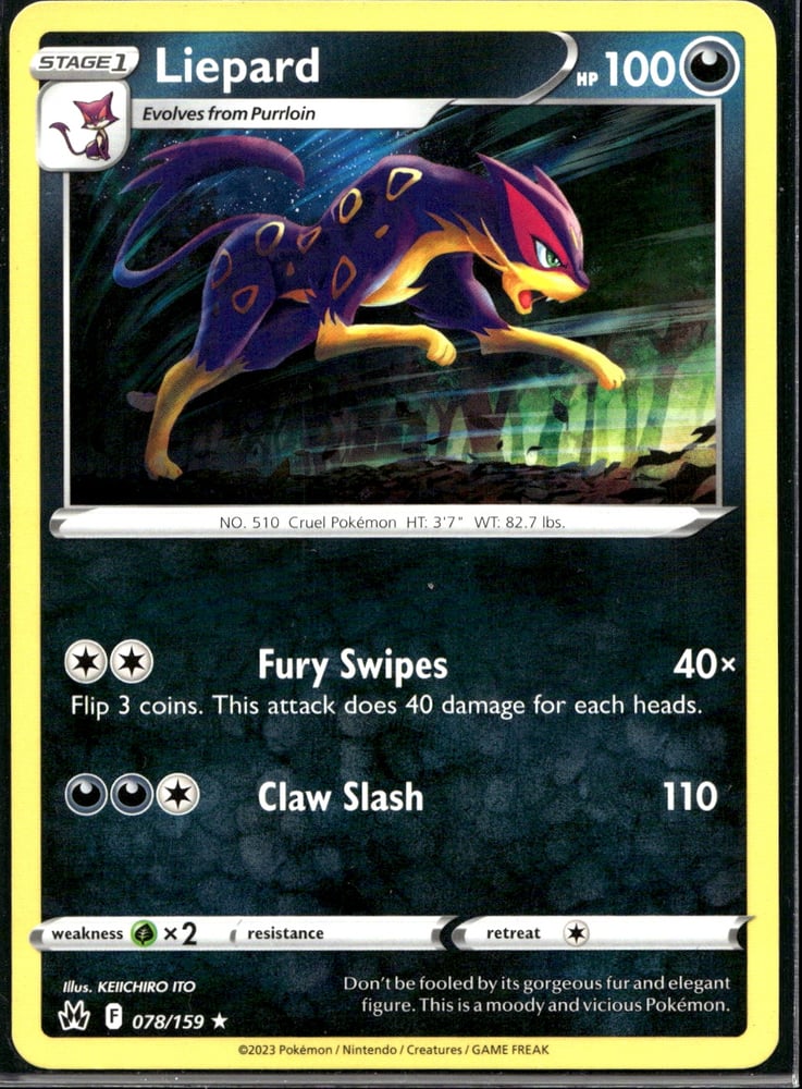 Liepard - SWSH12.5 78/159