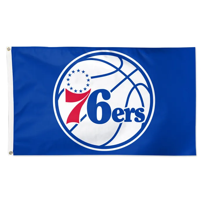 Philadelphia 76ers Blue Primary Logo Flag 3x5'