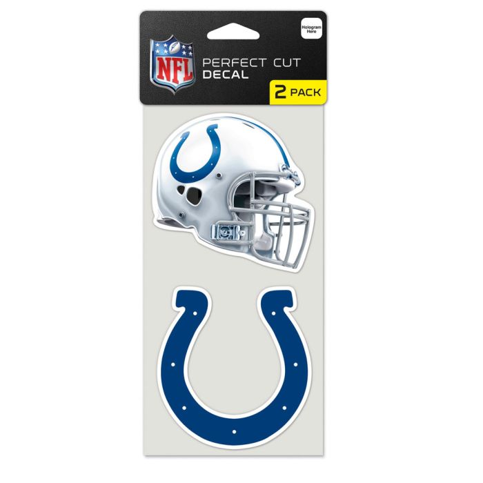 Indianapolis Colts Perfect Cut Decals 2 pack
