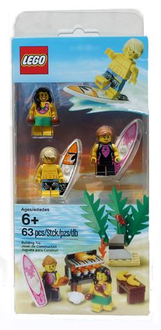 850449 Minifigure Beach Accessory Pack blister pack