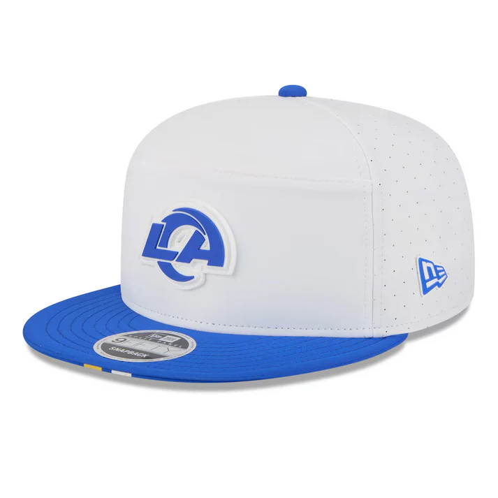 Los Angeles Rams 2025 New Era 9FIFTY Split Panel Training Camp Snapback Hat