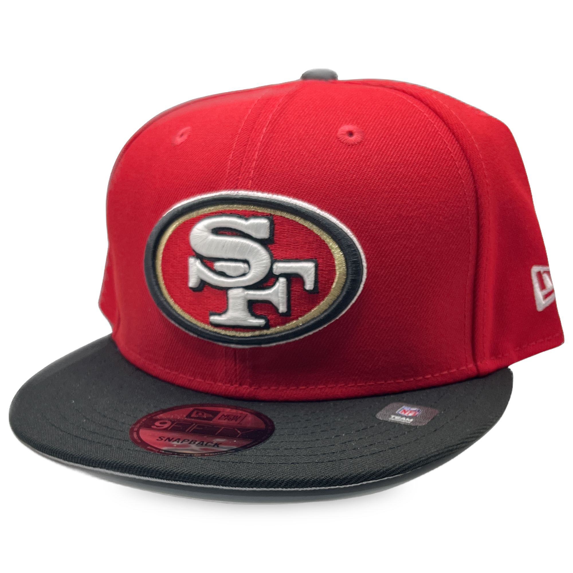 San Francisco 49ers New Era Red and Black Snapback Hat