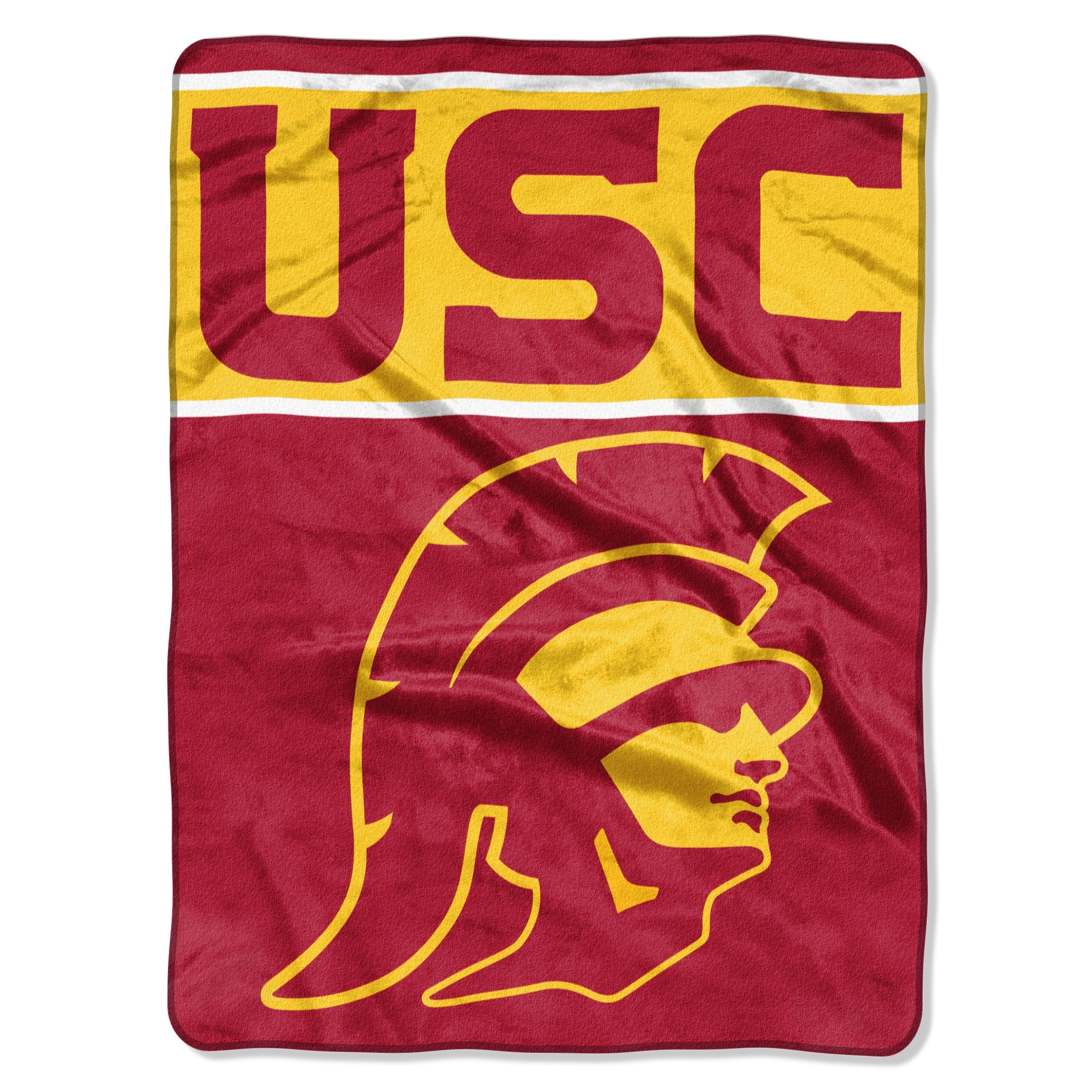 USC Trojans Raschel Basic Design Blanket 60x80"