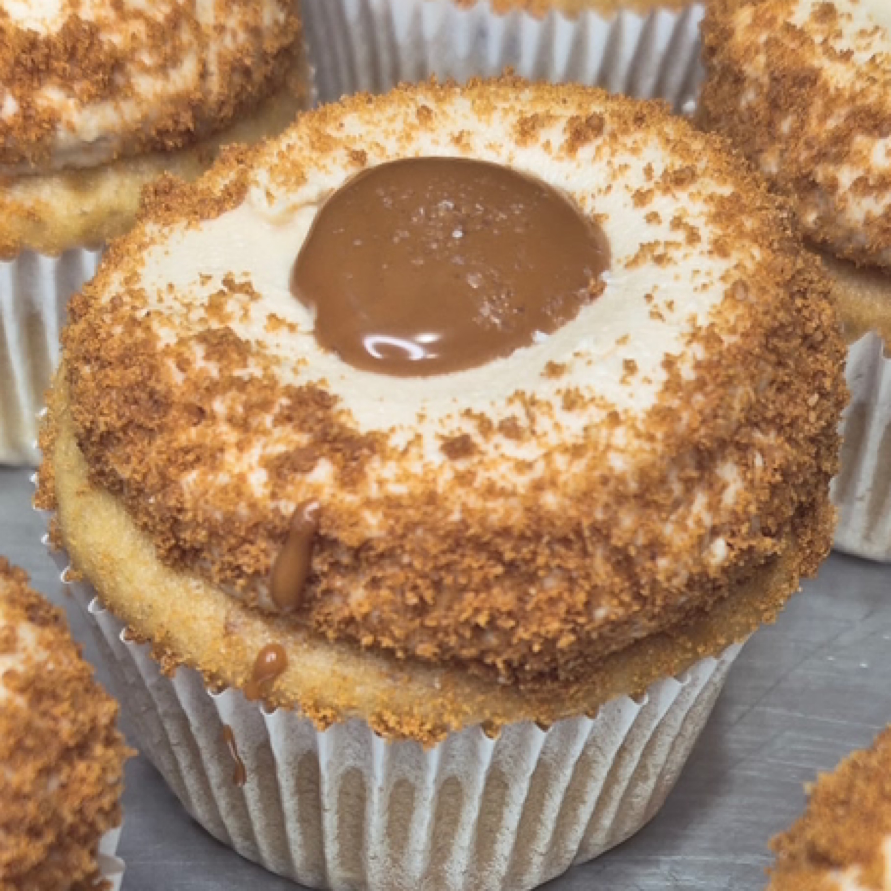 Single Biscoff Cookie Butter Cupcake