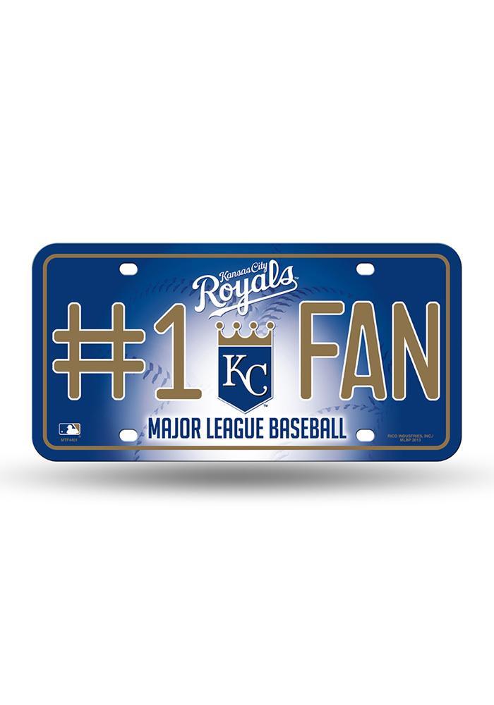 Kansas City Royals #1 Fan License Plate