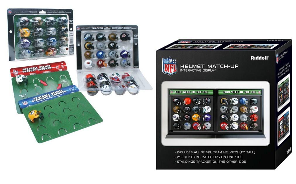 NFL Micro Helmet Match-Up Display System