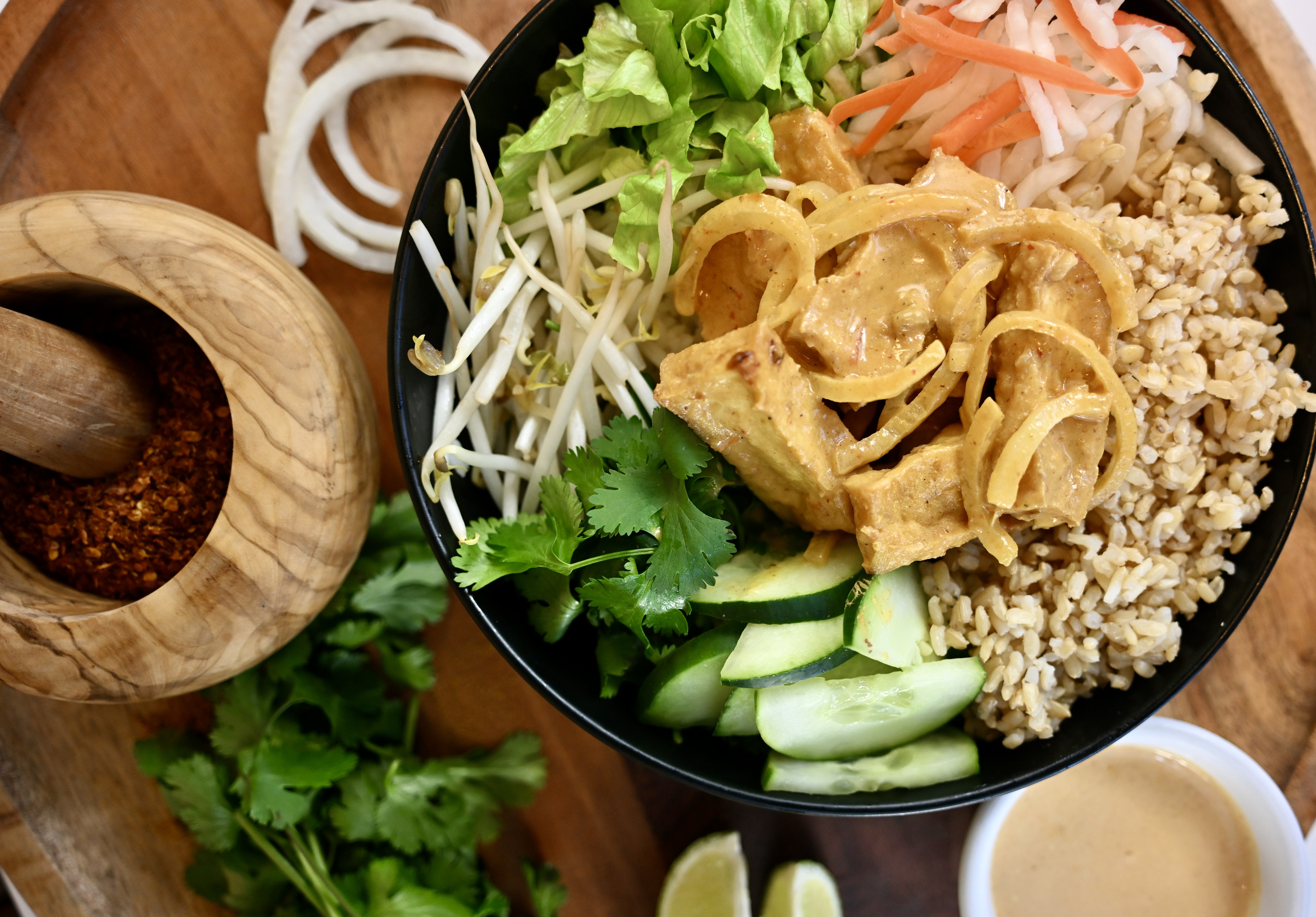 Curry Tofu Rice Bowl