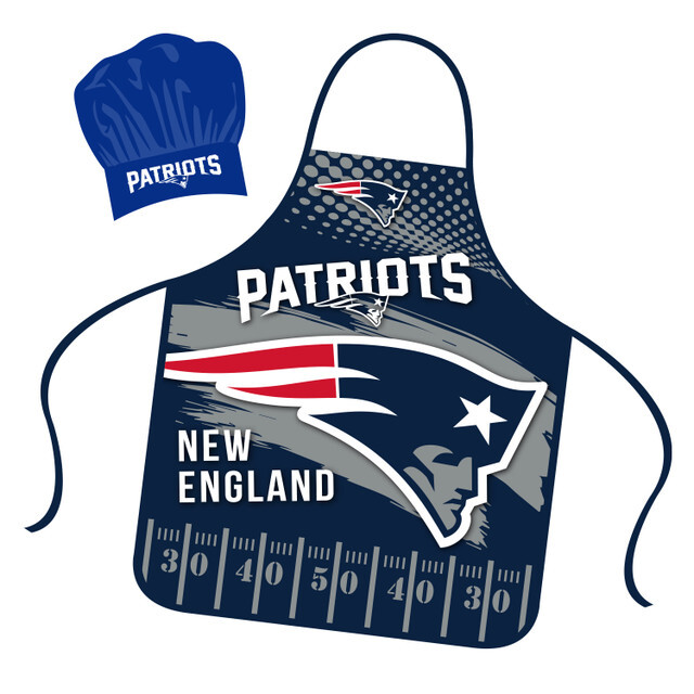 New England Patriots Mojo Chef Apron and Hat Set