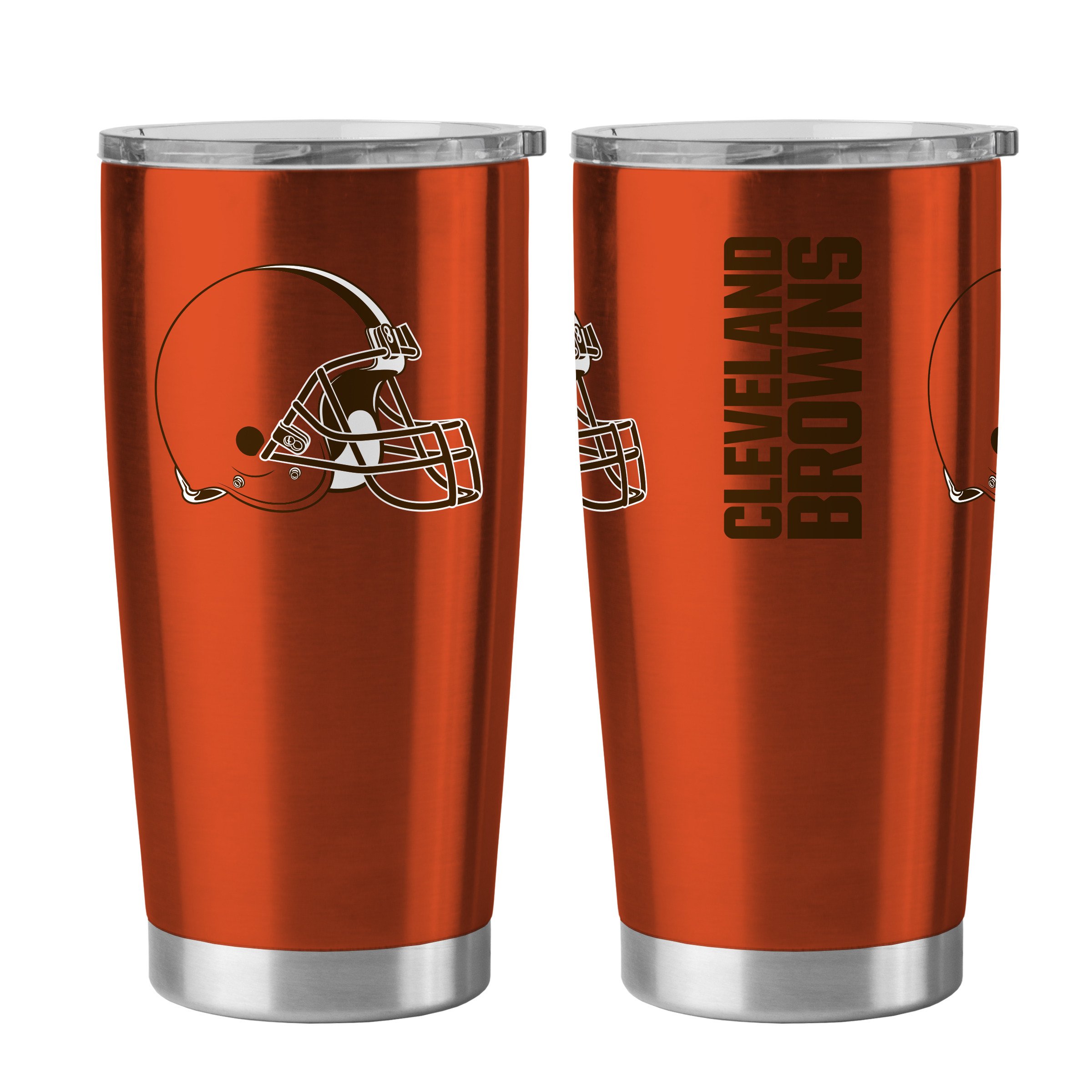 Cleveland Browns Travel Tumbler 20 oz Ultra Flared Orange