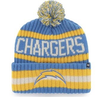 Los Angeles Chargers '47Brand Pom Beanie