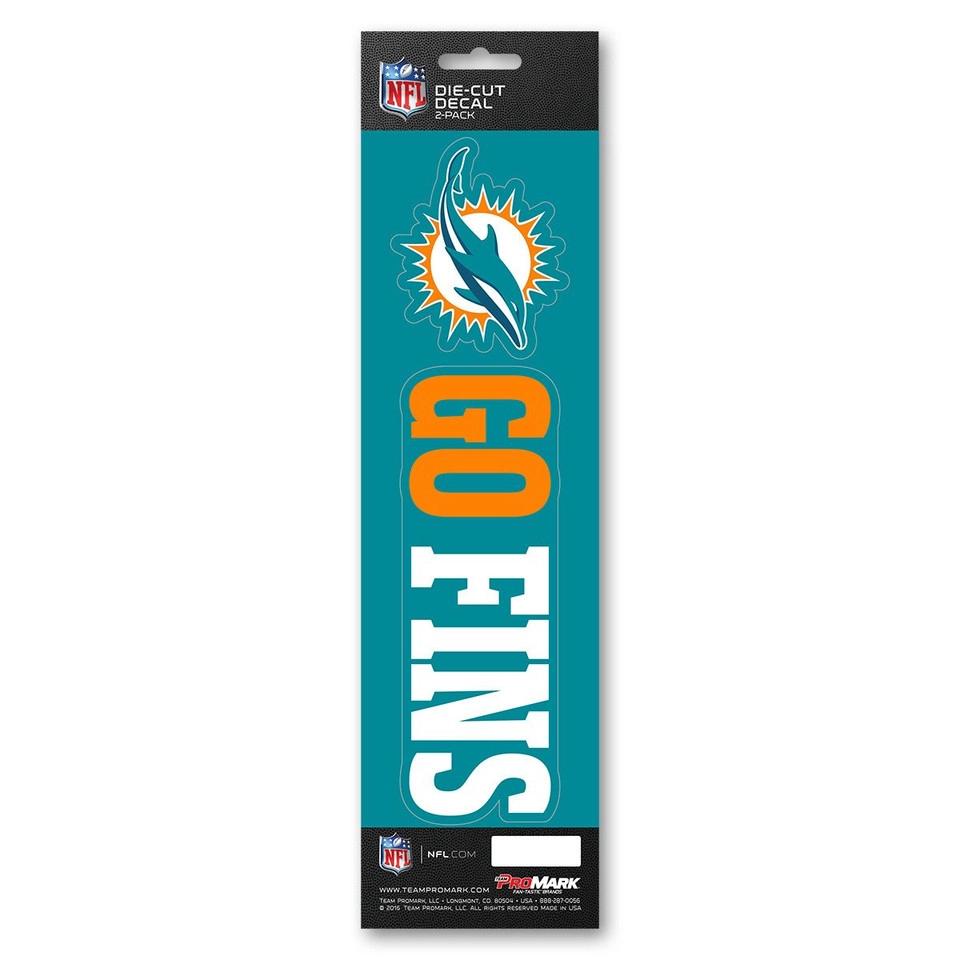 Miami Dolphins Slogan Decals