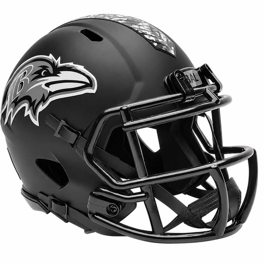 Baltimore Ravens 2026 Riddell Salute to Service Mini Helmet — view 1