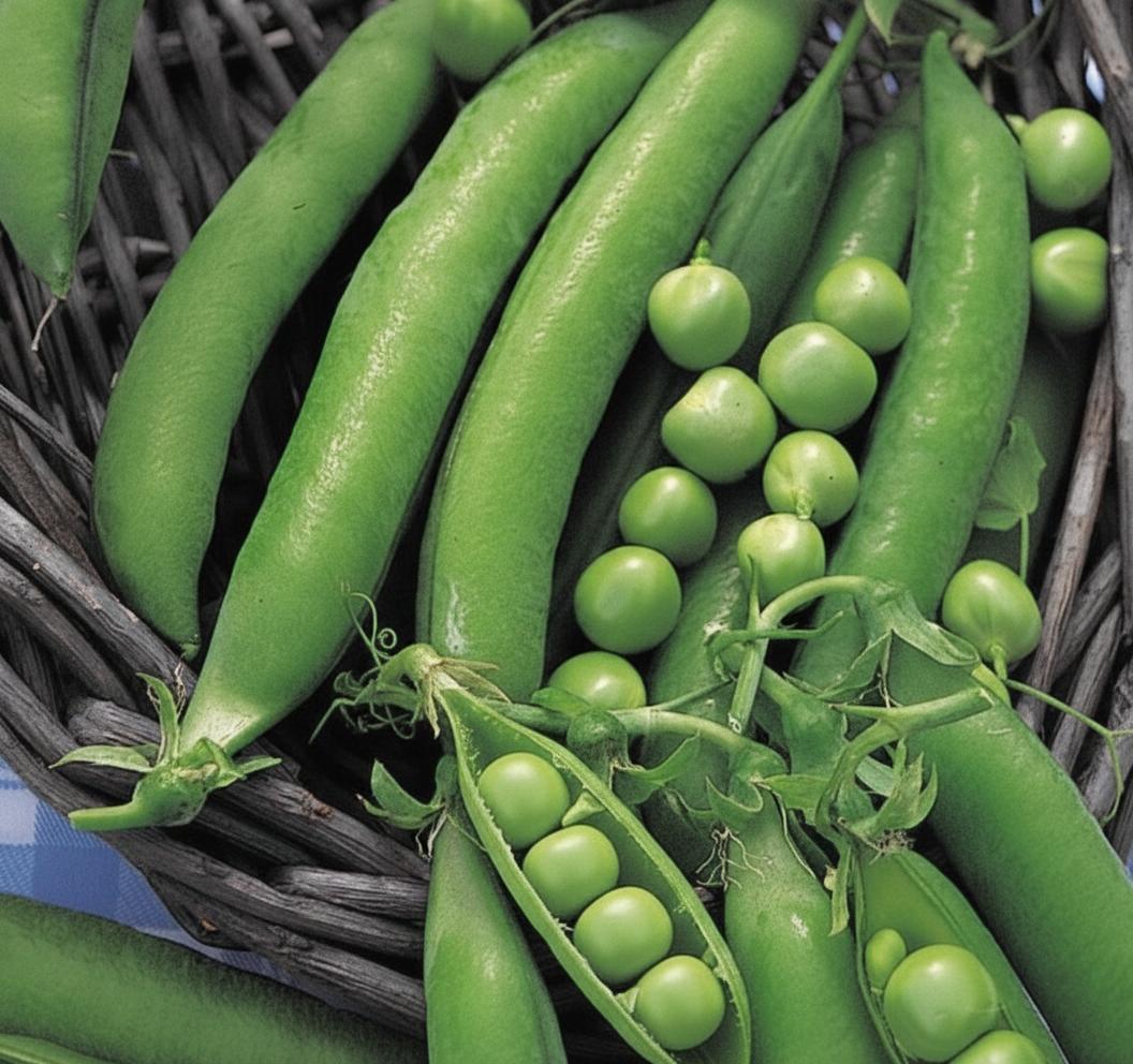 Pea Meteor - 3x Mini Plug Plants - Super Early Pea Variety - Hardy