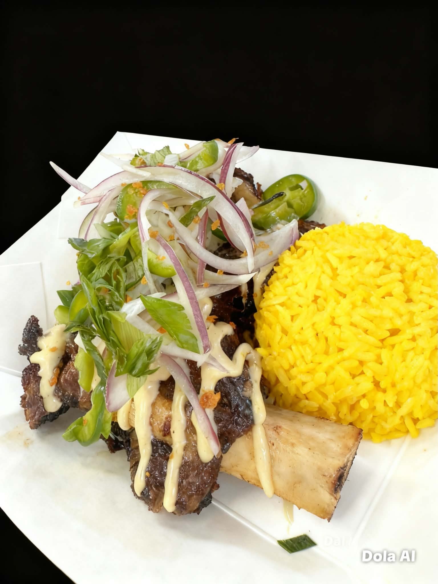 S3 (BEEF RIBS SISIG with RICE)
