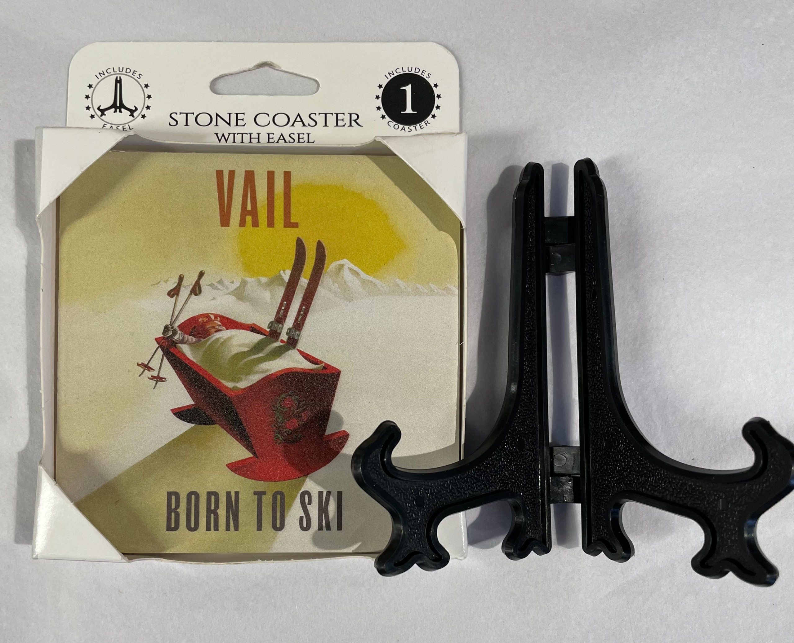 Stone Coaster with Easel