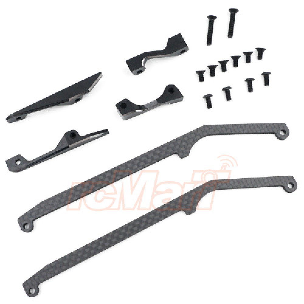High Flex Matte Graphite Side Guard For Yokomo YD2S B YKYD-023BK