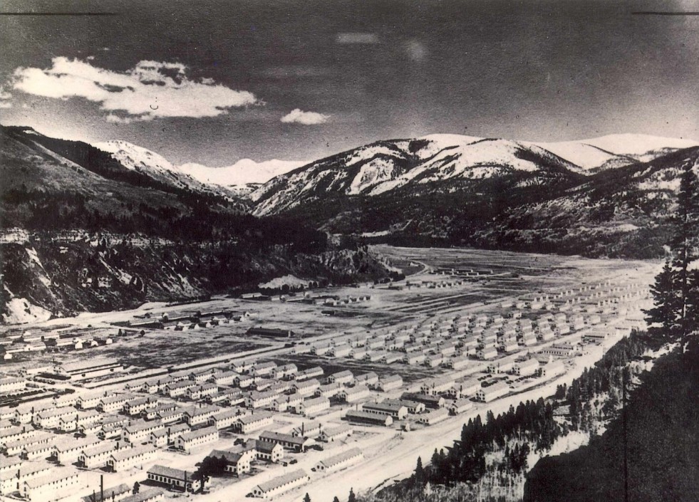 Vintage Vail Photograph in a Frame