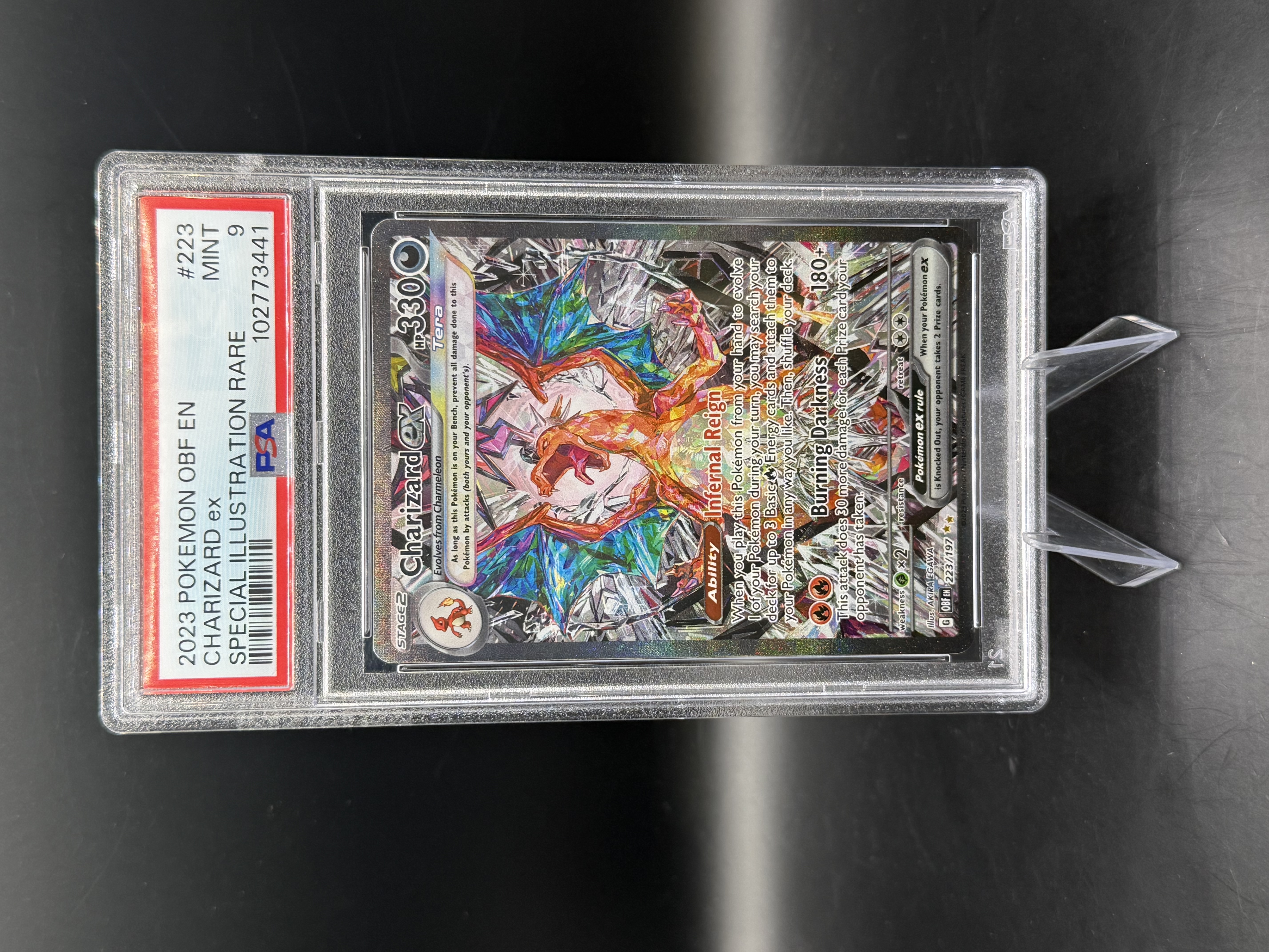 Charizard Ex Pokémon Obsidian Flame #223 SIR PSA 9 | eBay