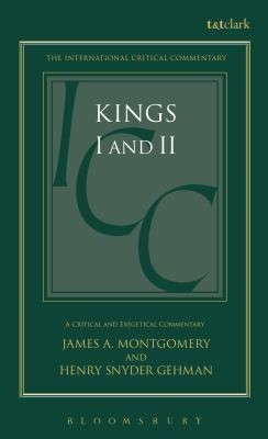 Cover of Kings I and II (International Critical Commentary)