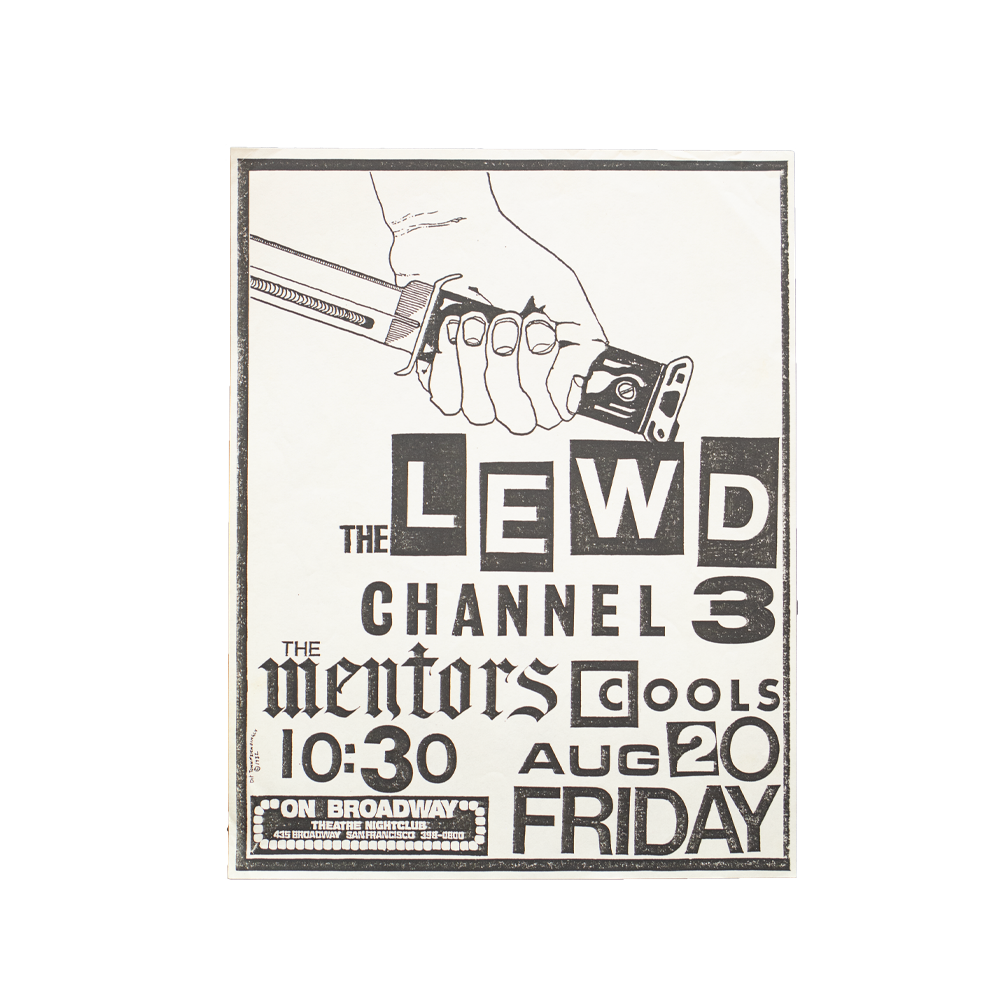 Lewd --On Broadway [Handbill]
