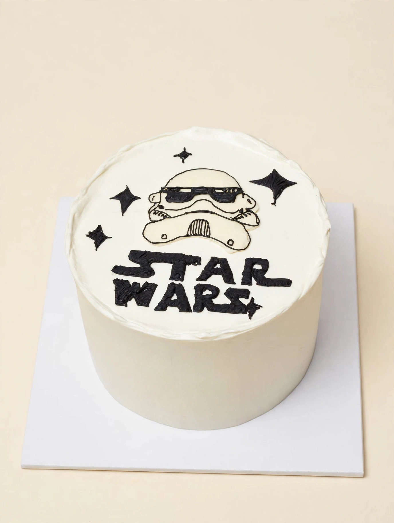 Stormtrooper Star Wars Cake — HoneyMe Bakery, Bellevue