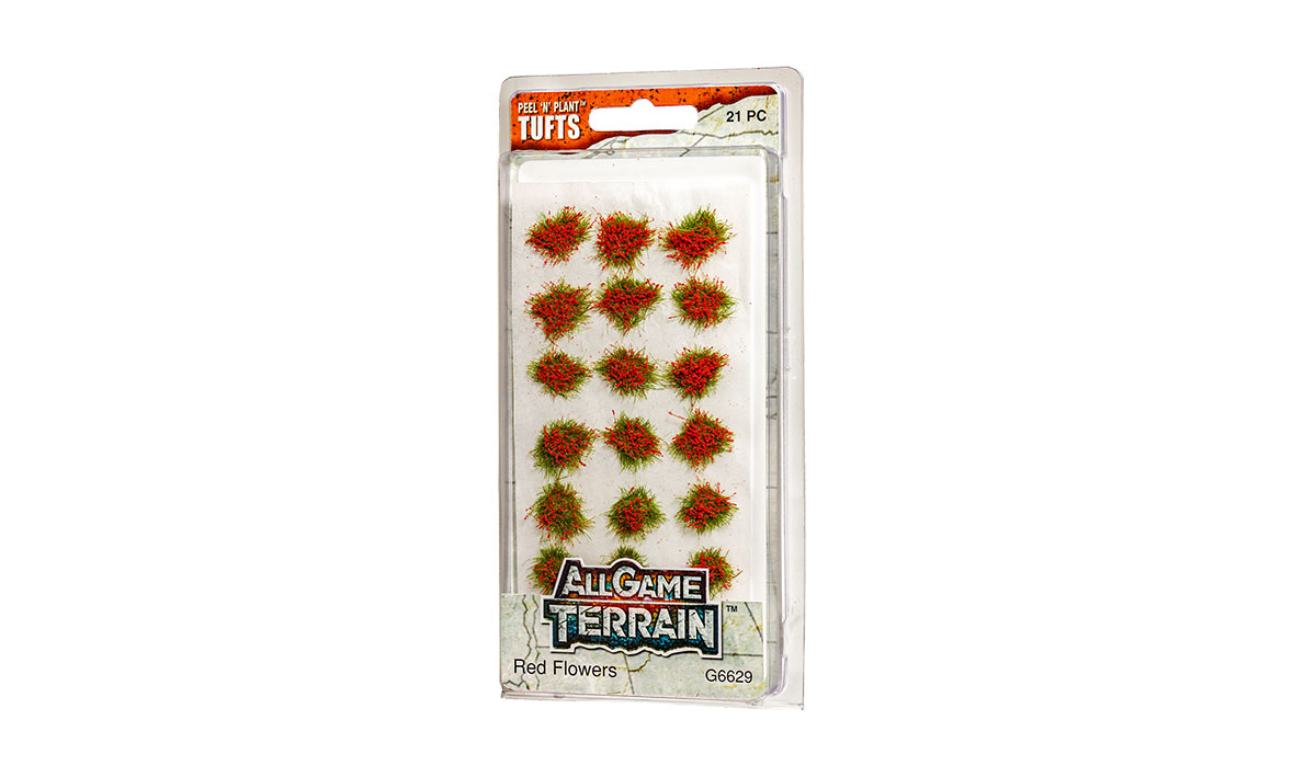 All Game Terrain Red Flowers G6629