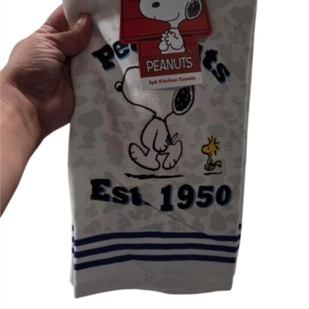Peanuts "Snoopy Est. 1950" 2pk Kitchen Towels