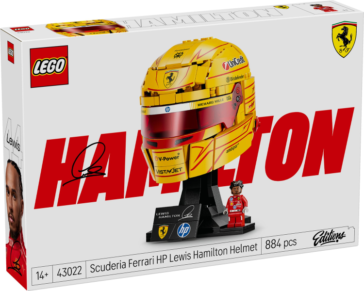 43022 Scuderia Ferrari HP Lewis Hamilton Helmet
