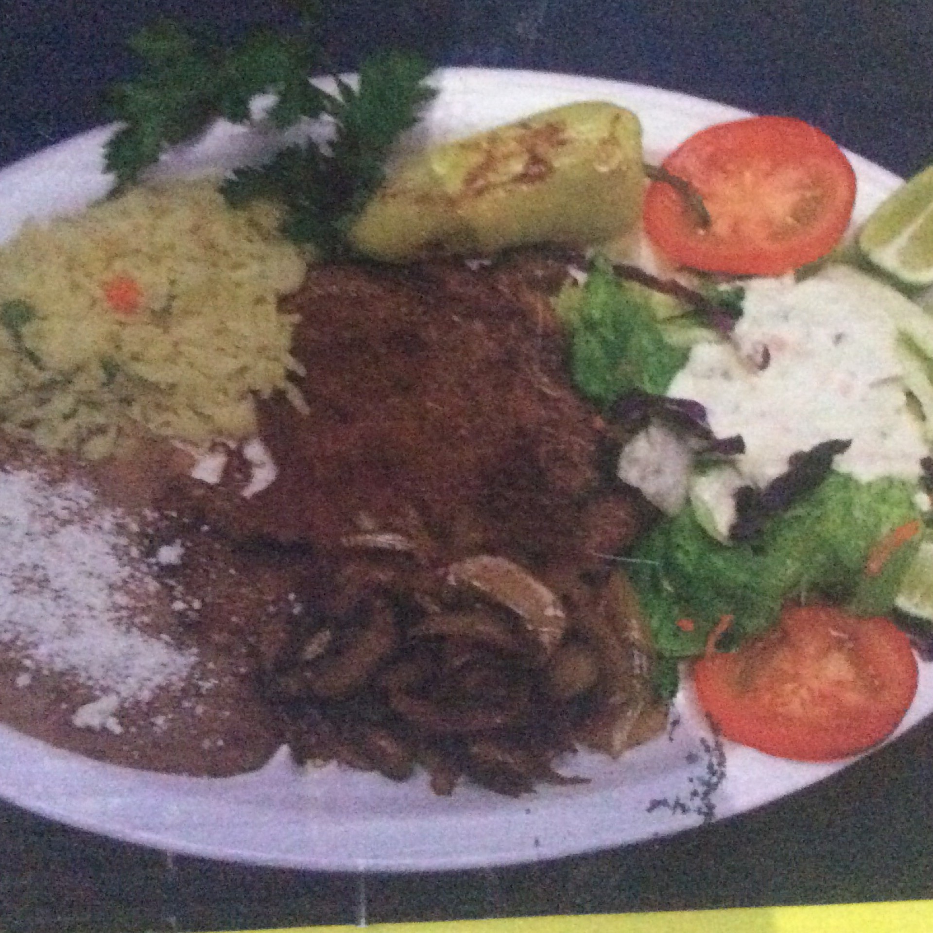 Platillo de Asada - Steak Dish from Tacos del Valle